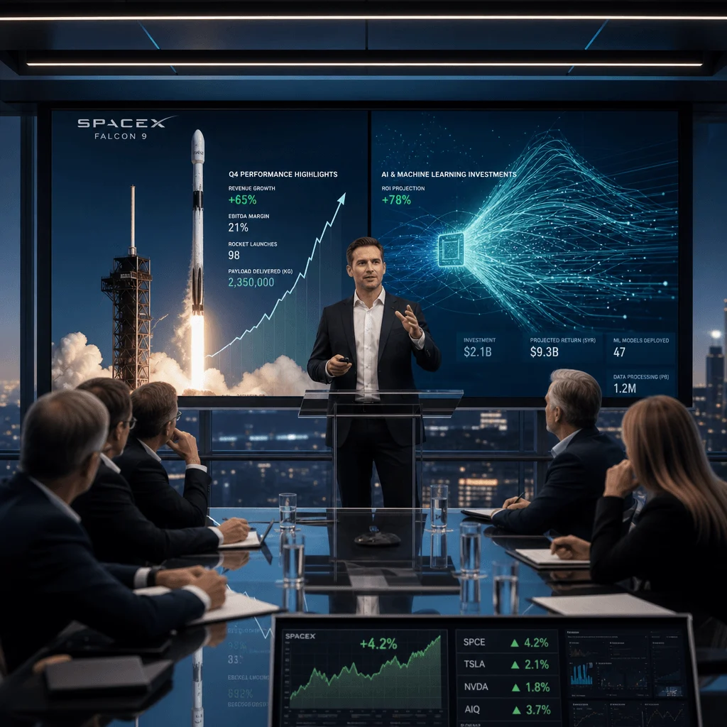 Market Unease Follows SpaceX’s Heavy AI Pivot During Initial Post-IPO Briefing
